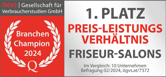 KLIPP Frisör - Der Branchen Champion - 1. Platz Preis-Leistungs Verhältnis Friseur-Salons 2022!